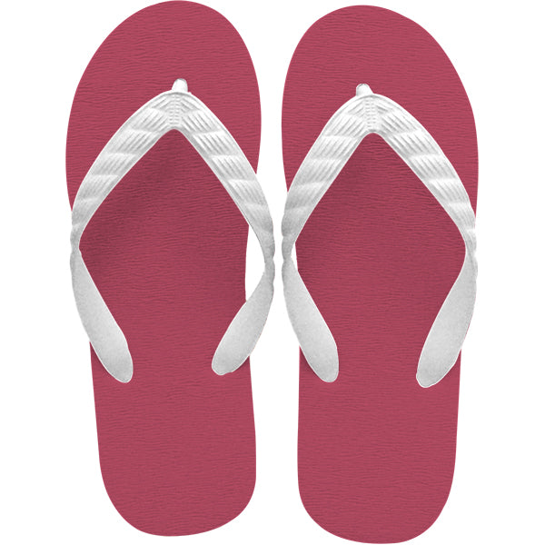 Beach sandal - Burgundy sole