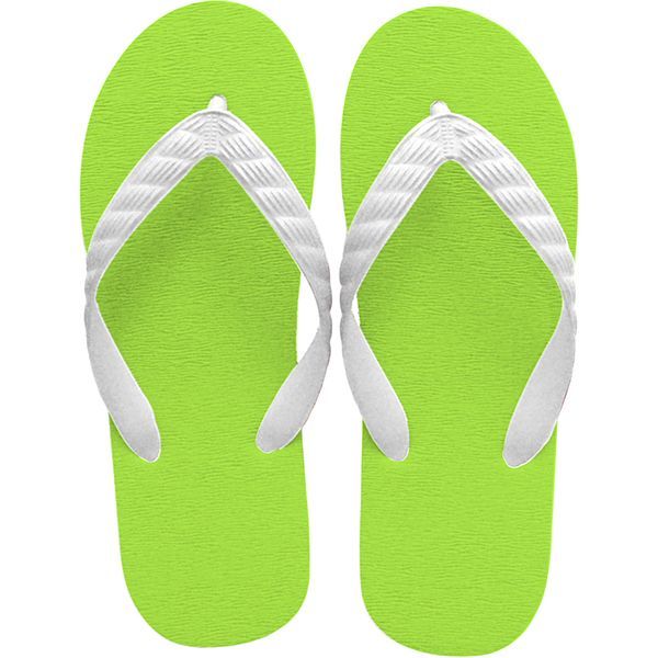 Beach sandal - Lime green sole